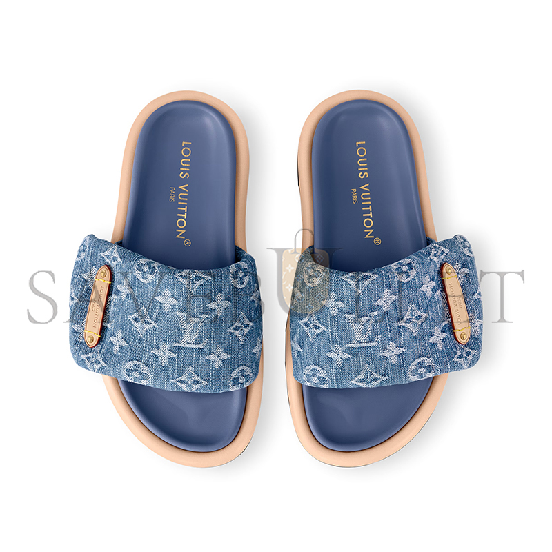 LOUIS VUITTON POOL PILLOW FLAT COMFORT MULE 1AGUZO